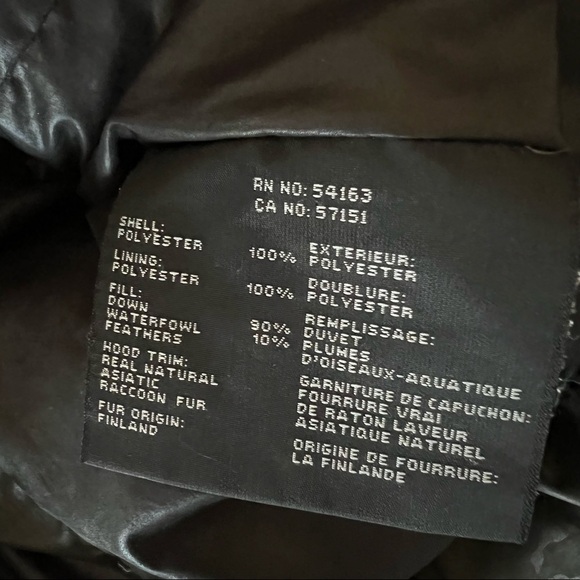 *ANDREW MARC Quilted Down Olive Fur‎ Lined Hood Après-Ski Winter Puffer Coat S - Picture 5 of 7